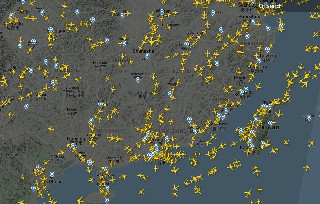 lėktuvų reisai kinjoje