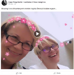 prime minister Ingrida Šimonytė lesbian orgasm
