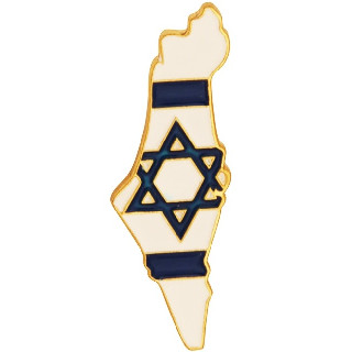 israel map lapel pin star david badge 2