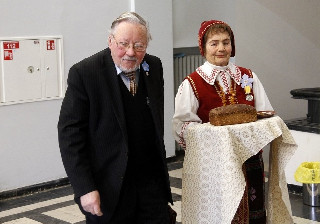 tikrieji Lietuvos žydai pasidabinę žydiška simbolika ir veidu