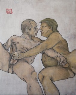 donald trump jerking off Vladimir Putin 720x906