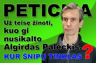 Algirdas Paleckis Peticija