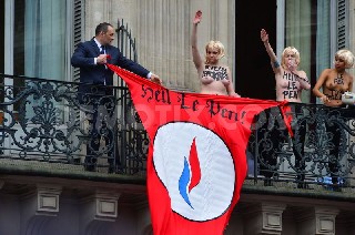 Femen ir Mary LePen