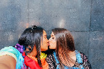 stock photo young women rainbow kiss gay lesbian lgbt gay pride cute couple pride parade 4261ba7e 8c92 45db b121 e52d9c800b17